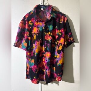 Vibrant Multicolor Short Sleeve Shirt (Unisex)